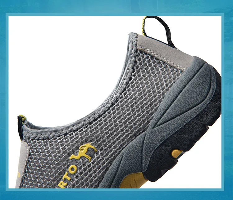 Fashion Summer Shoes Men Casual Shoes Mesh outdoor Breathable Slip-on Flats Men Sneakers Comfortable Water Loafers Zapatillas