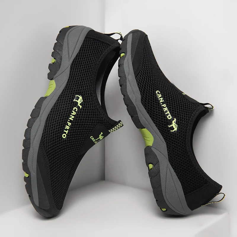Fashion Summer Shoes Men Casual Shoes Mesh outdoor Breathable Slip-on Flats Men Sneakers Comfortable Water Loafers Zapatillas