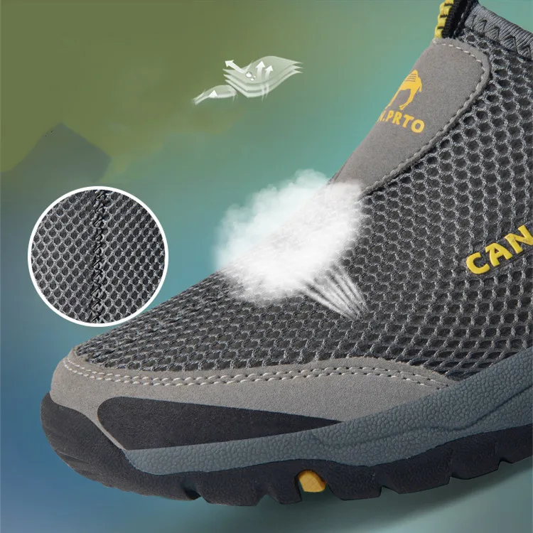 Fashion Summer Shoes Men Casual Shoes Mesh outdoor Breathable Slip-on Flats Men Sneakers Comfortable Water Loafers Zapatillas