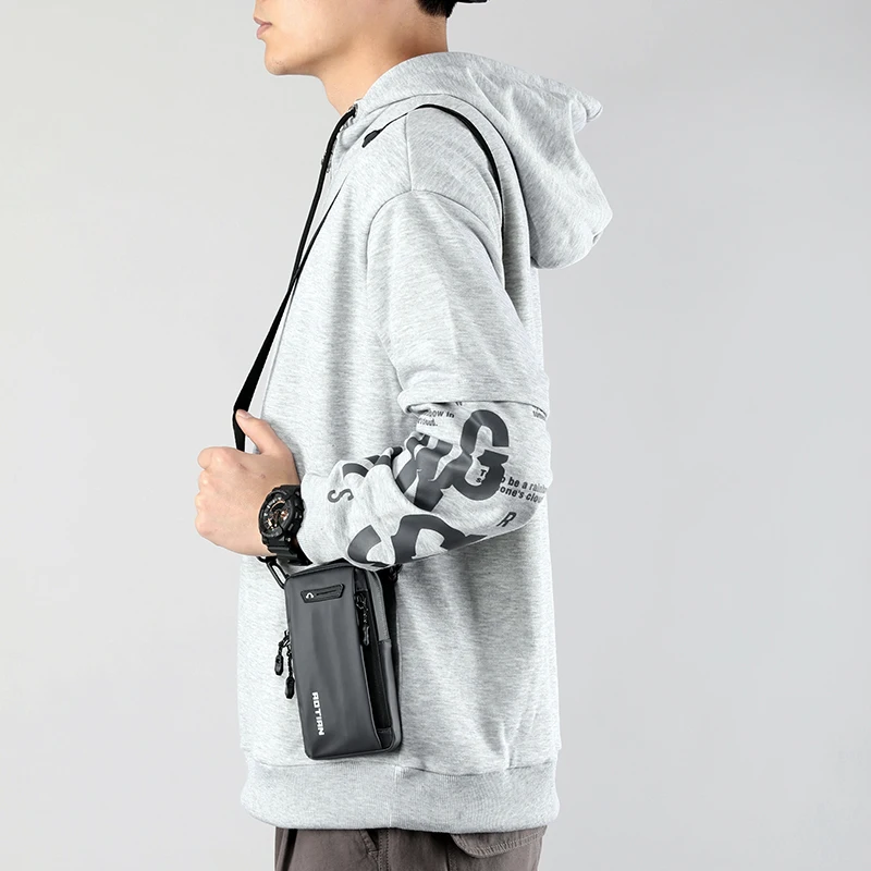 Man Shoulder Bags Oxford Messenger Handbags Fashion Mini Pouch Casual Solid Crossbody Bags For Male Shopper Tote
