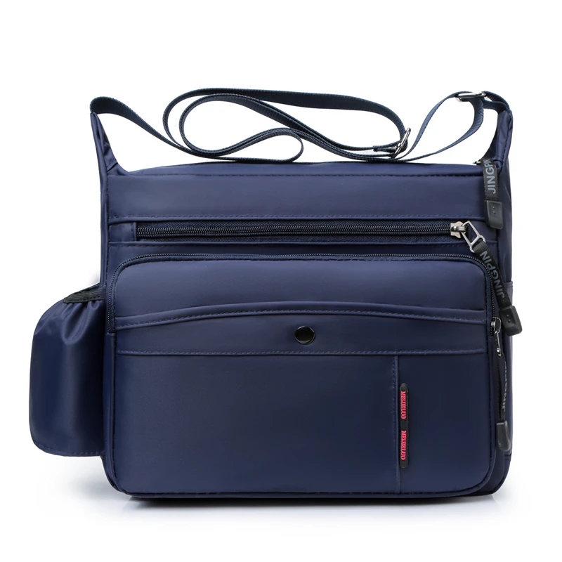 Man Shoulder Bags Oxford Messenger Handbags Fashion Mini Pouch Casual Solid Crossbody Bags For Male Shopper Tote