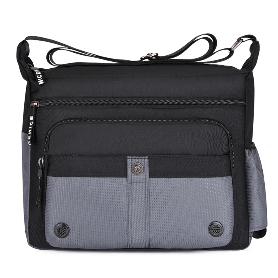 Man Shoulder Bags Oxford Messenger Handbags Fashion Mini Pouch Casual Solid Crossbody Bags For Male Shopper Tote