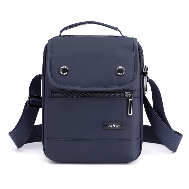 Man Shoulder Bags Oxford Messenger Handbags Fashion Mini Pouch Casual Solid Crossbody Bags For Male Shopper Tote