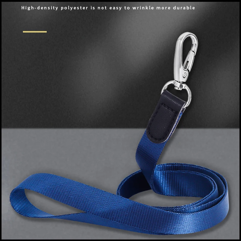 2026 NEW US Police Reporter Coach Referee Doctors Badge Holder Real Cowhide Formal Work ID Card Case with Lanyard Office Supplie