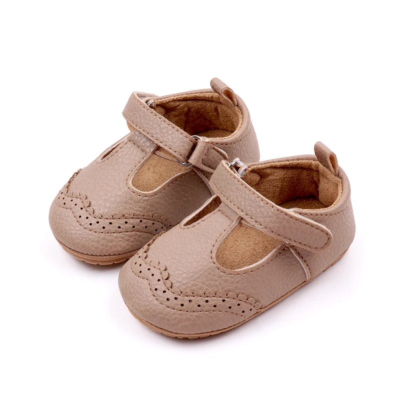 Baby Girl Sandal for Spring and Autumn 0-9-18 Months 11cm/12cm/13cm soft PU and TPR Anti-slip Hollow Breathable 2023 New Fashion