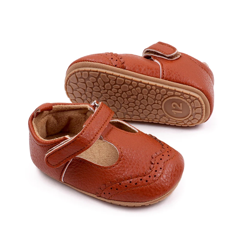 Baby Girl Sandal for Spring and Autumn 0-9-18 Months 11cm/12cm/13cm soft PU and TPR Anti-slip Hollow Breathable 2023 New Fashion