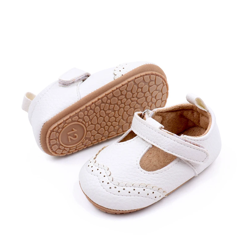 Baby Girl Sandal for Spring and Autumn 0-9-18 Months 11cm/12cm/13cm soft PU and TPR Anti-slip Hollow Breathable 2023 New Fashion