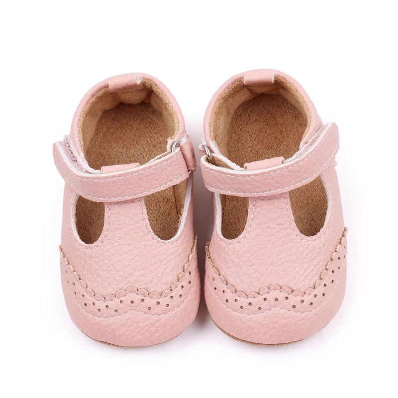 Baby Girl Sandal for Spring and Autumn 0-9-18 Months 11cm/12cm/13cm soft PU and TPR Anti-slip Hollow Breathable 2023 New Fashion