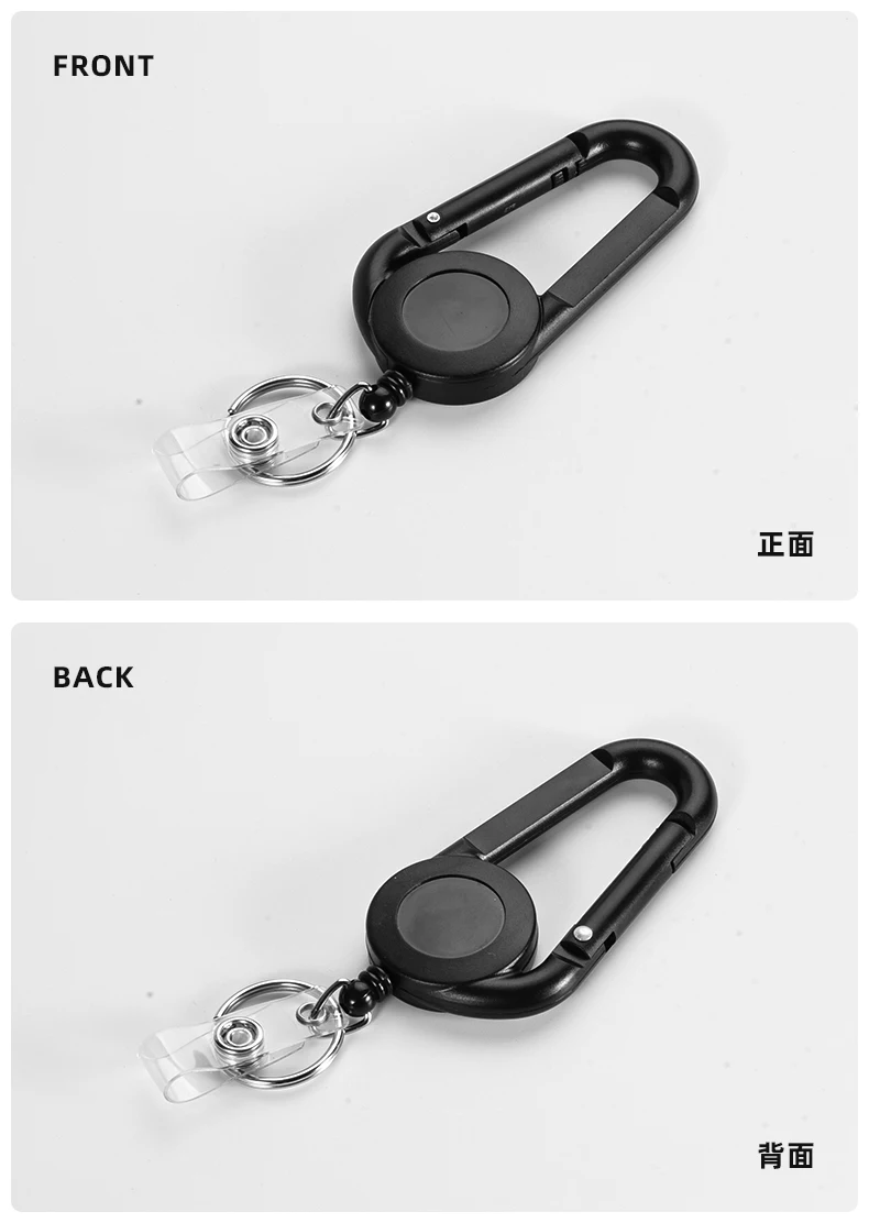 Kevlar Fiber Rope Camping Telescopic Burglar Chain Key Holder Tactical Keychain Outdoor Key Ring Return Retractable Key Chain
