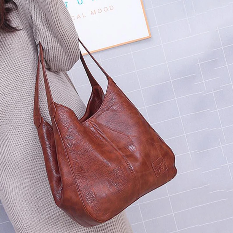 Yogodlns Vintage Women Hand Bag Designers Luxury Handbags Women Shoulder Tote Female Top-handle Bags Fashion Brand