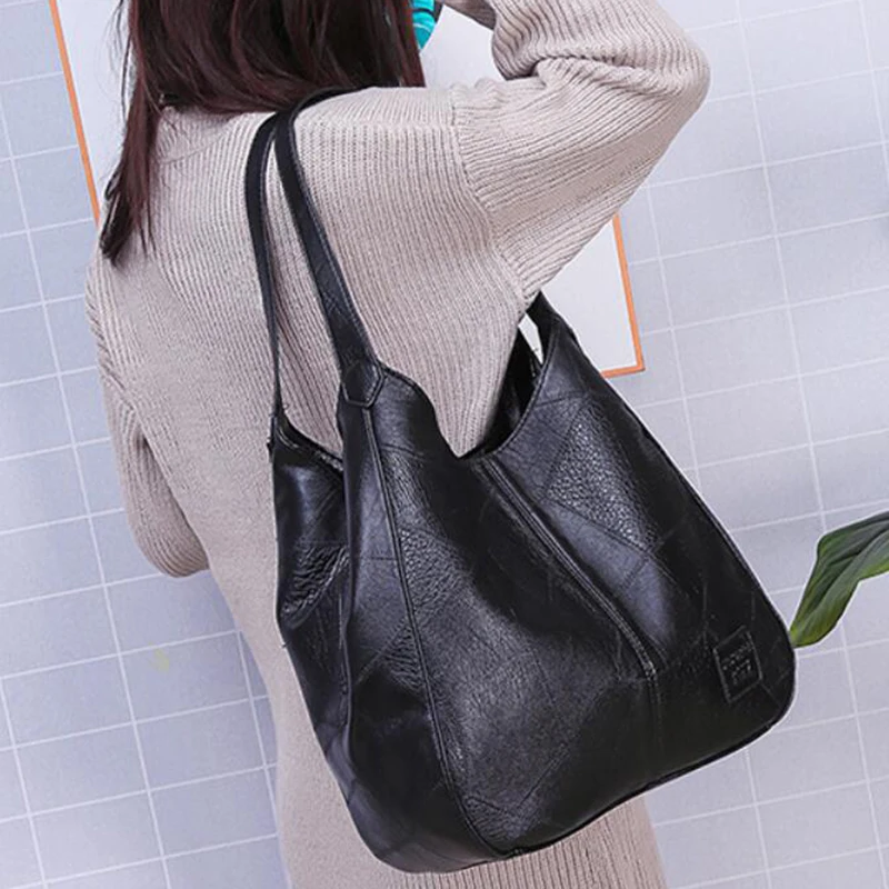 Yogodlns Vintage Women Hand Bag Designers Luxury Handbags Women Shoulder Tote Female Top-handle Bags Fashion Brand