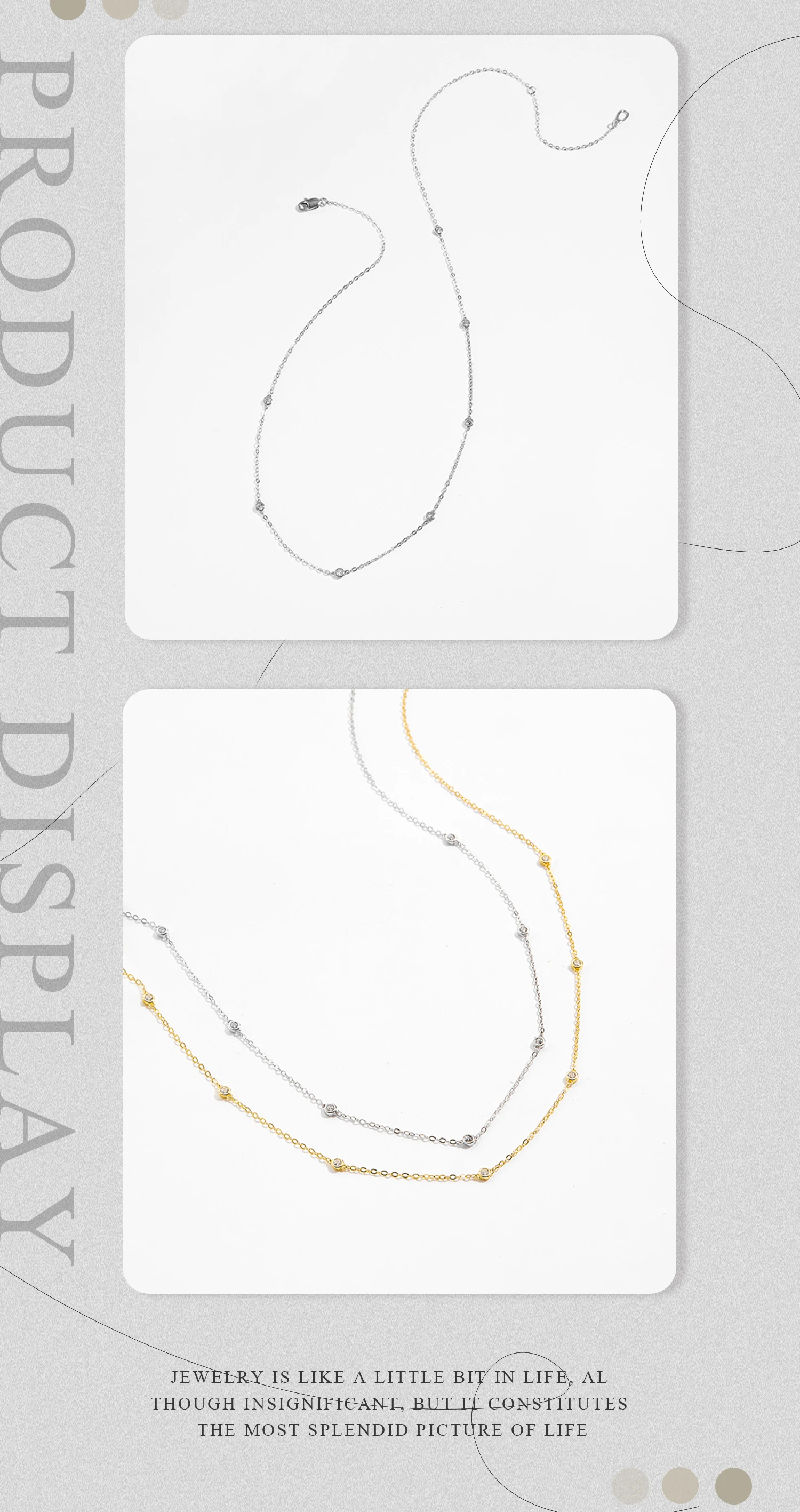 ANDYWEN 925 Sterling Silver Gold Round CZ Zircon Charm Choker Necklace Women Luxury Jewelry 2022 Wedding Classic Jewelry