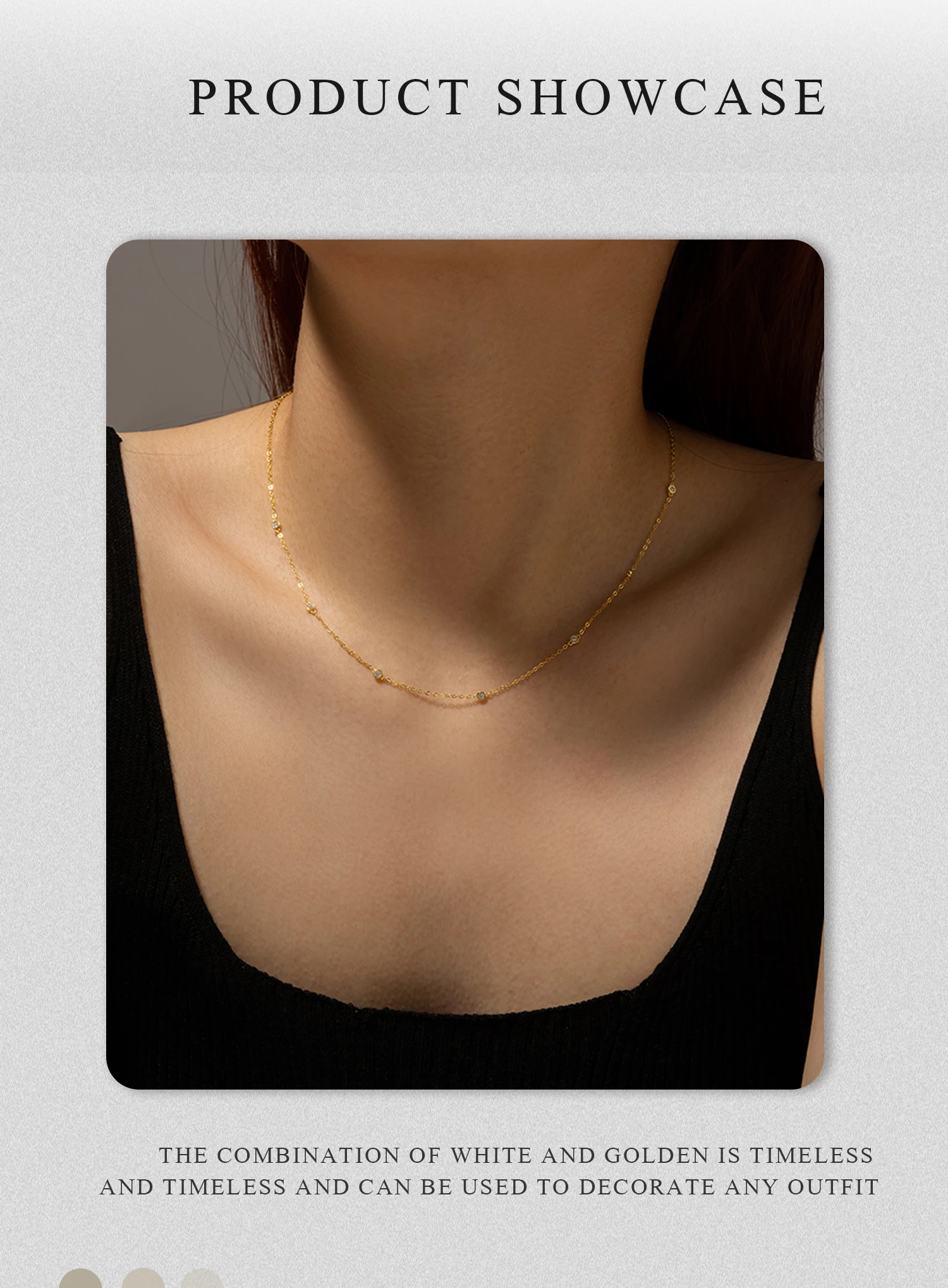 ANDYWEN 925 Sterling Silver Gold Round CZ Zircon Charm Choker Necklace Women Luxury Jewelry 2022 Wedding Classic Jewelry