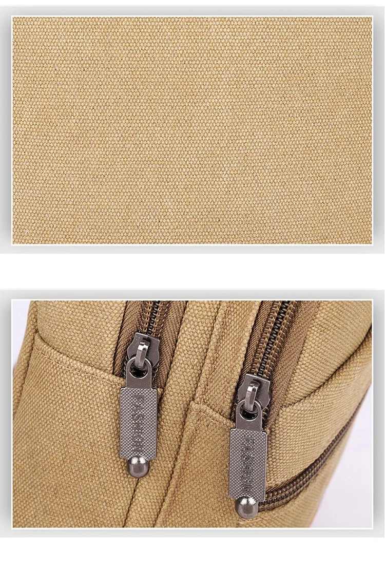 Xierya Men Canvas Crossbody Bag Wear-Resistant Outdoor Fashion Sports Bags for Men Black Male Casual Shoulder Bag Travel Satchel