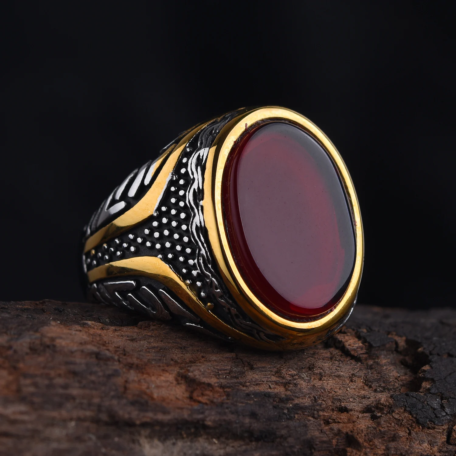 R3231Men's/Women Many Gem style colors 316LStainless Steel Rings Classic Fashion Trend Jewelry High Quality Products