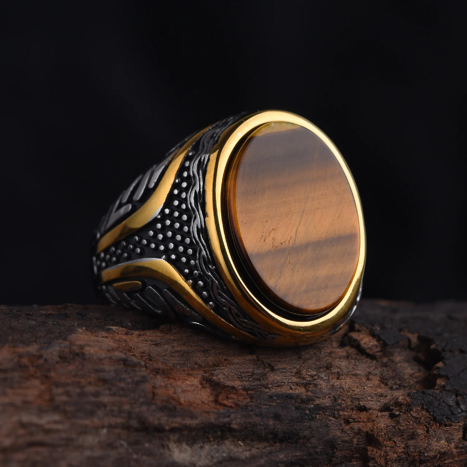 R3231Men's/Women Many Gem style colors 316LStainless Steel Rings Classic Fashion Trend Jewelry High Quality Products