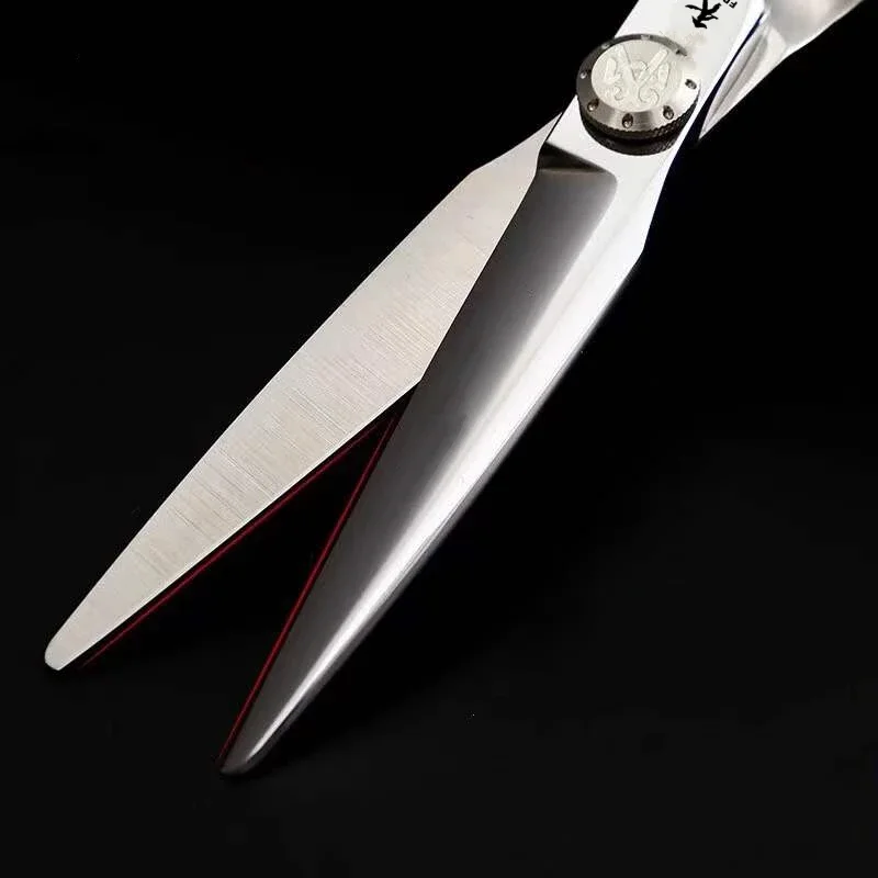 FnLune 6.0 Top Screw Professional Hair Salon Scissors Cut Barber Accessories Haircut Thinning Shear Hairdressing Tool Scissors