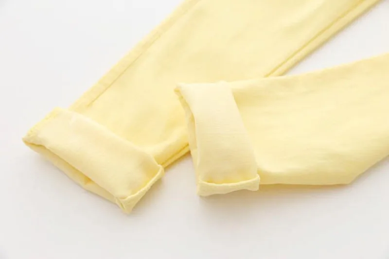 Girls Pants Children Kids Pencil Pants Spring Summer Fashion Candy Colors