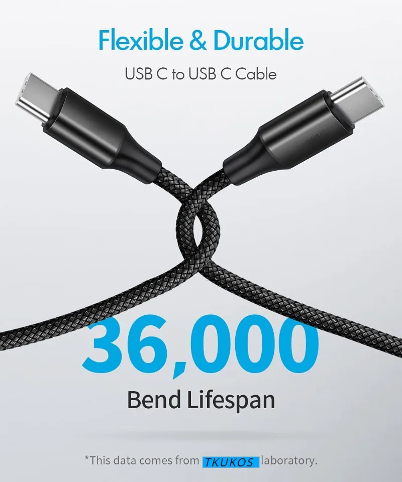 8m 5m 3m Long Type c Cable Fast Charging USB C cable Data Transmission C to C Charging Cord For Samsung S21 S20 OPPO VIVO Xiaomi