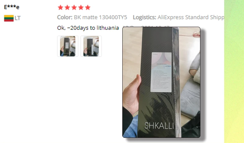 SHKALLI Professional Carbon Fibre Hair Balayage Board and Brush Set Hair Dyeing Tool Kit for Hairdressers