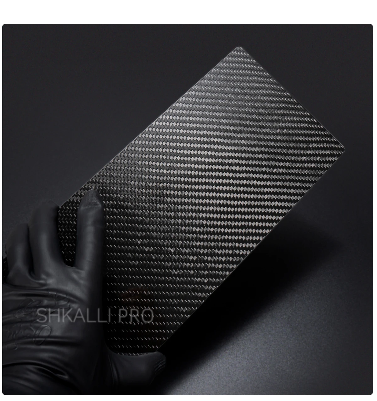 SHKALLI Professional Carbon Fibre Hair Balayage Board and Brush Set Hair Dyeing Tool Kit for Hairdressers