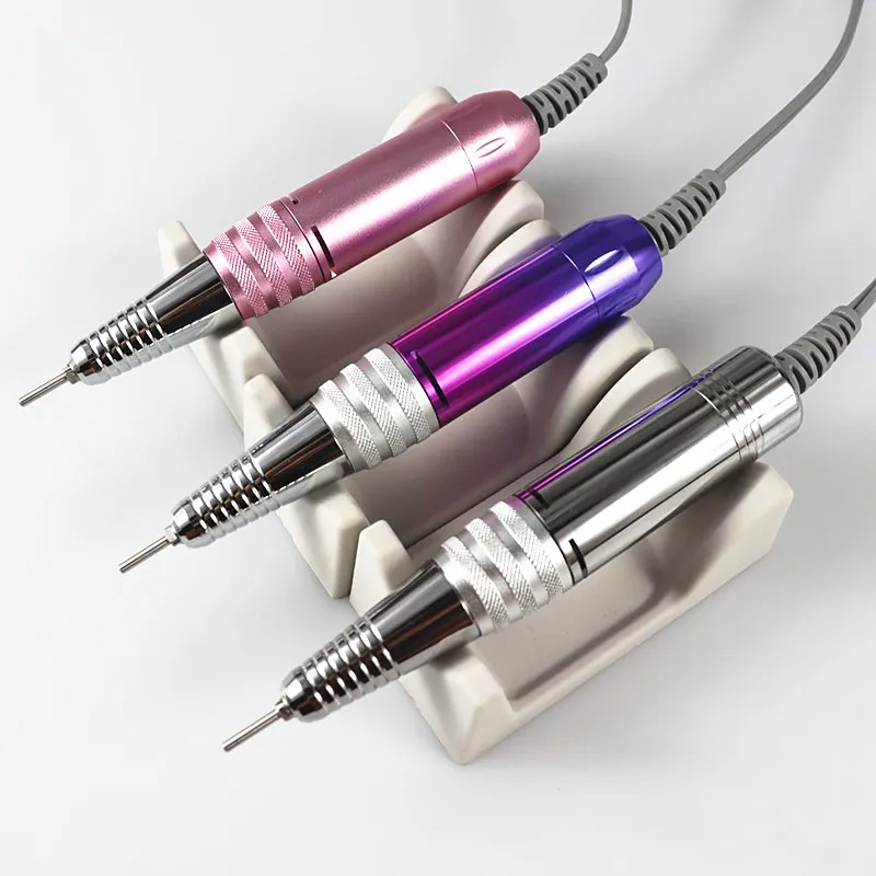 3 Pin STRONG PRO 35000RPM Electric Nail Drill Machine Stainless Steel Handle Electric Manicure Drill & Accessory Nail Art Tool