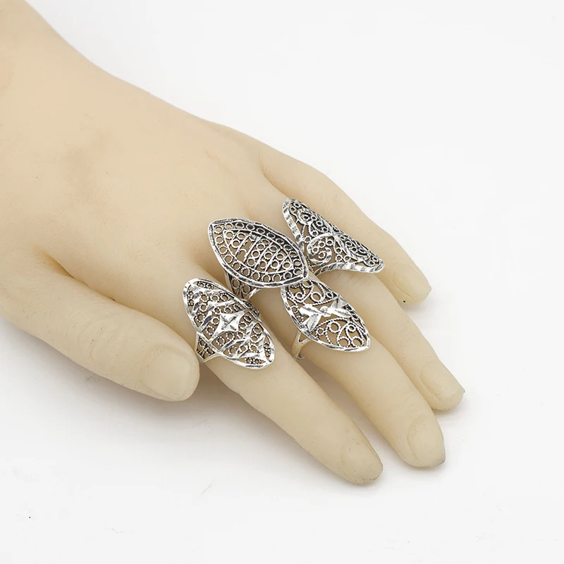 Wholesale 50pcs/lot Hollow Heart Love Crown Flower Mix Style Fashion Finger Rings for Women Wedding Gift Jewelry