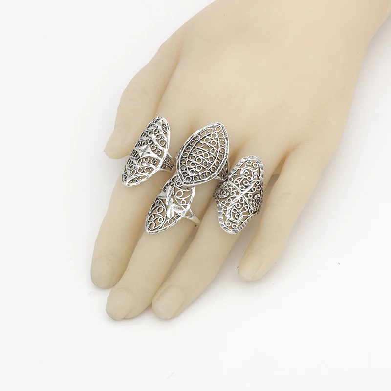 Wholesale 50pcs/lot Hollow Heart Love Crown Flower Mix Style Fashion Finger Rings for Women Wedding Gift Jewelry