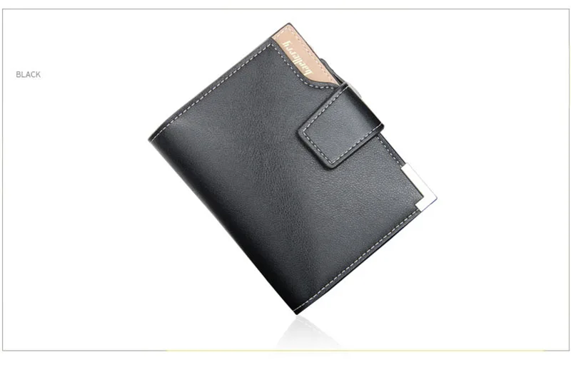 Short Luxury Men Wallets Zipper Coin Pocket Card Holder Male Wallet Clutch Photo Holder Name Engraved Brand Man Wallet
