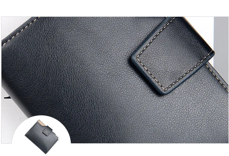 Short Luxury Men Wallets Zipper Coin Pocket Card Holder Male Wallet Clutch Photo Holder Name Engraved Brand Man Wallet