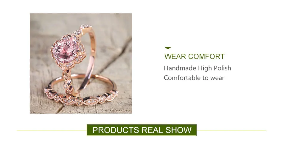 ZDADAN 925 Sterling Silver 18K Rose Gold CZ Rings For Women Wedding Jewelry Party Gift