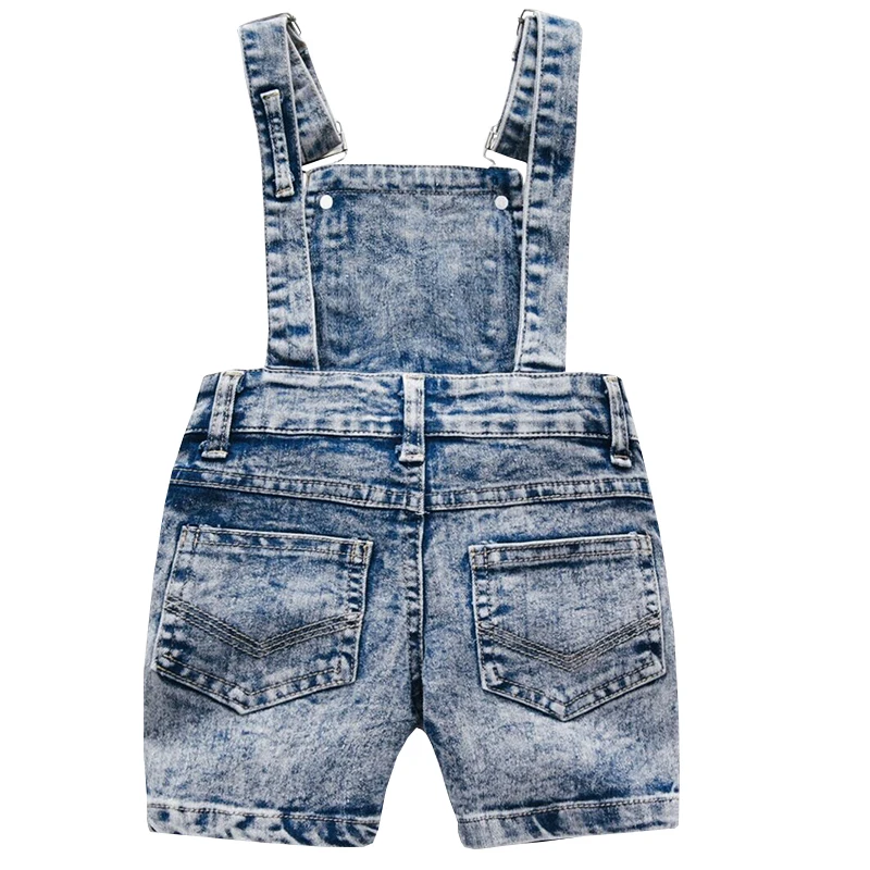 Baby Boy Girl Overalls INS Toddler Denim Jumpsuit Clothes Unisex Infant Summer All-match Casual Pants 1 2 3 Y Kid Daily Set