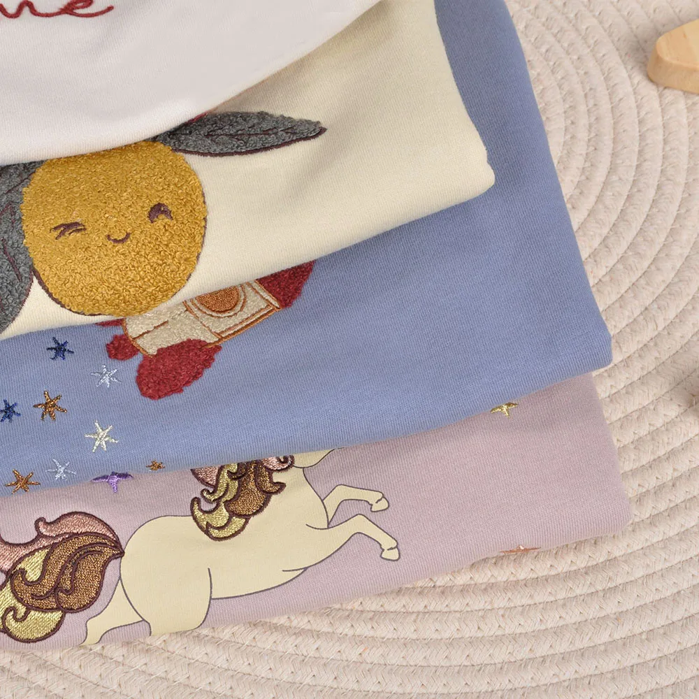 Kids Sweatshirts for Boys Girls Cute Long Sleeve Sweatshirts Children's Cotton Pullover Top