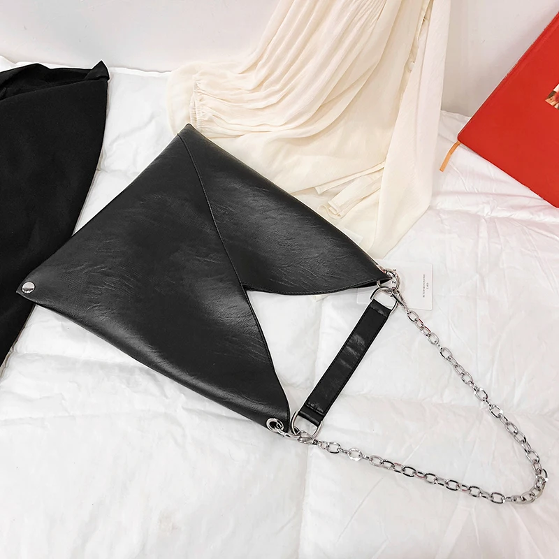 Fashion Leather Handbags for Ladies Luxury Handbags Women Bags Designer Large Capacity Tote Simple Chain Shoulder Bag Female