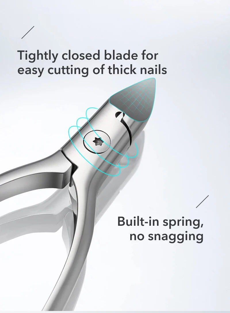 1Pcs Thick Nail Clippers Ingrown Toenail Nipper Pedicure Cutter Onychomycosis Trimmer Professional Plier Manicure Tool