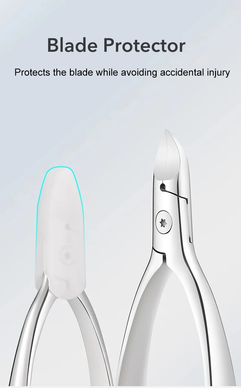 1Pcs Thick Nail Clippers Ingrown Toenail Nipper Pedicure Cutter Onychomycosis Trimmer Professional Plier Manicure Tool