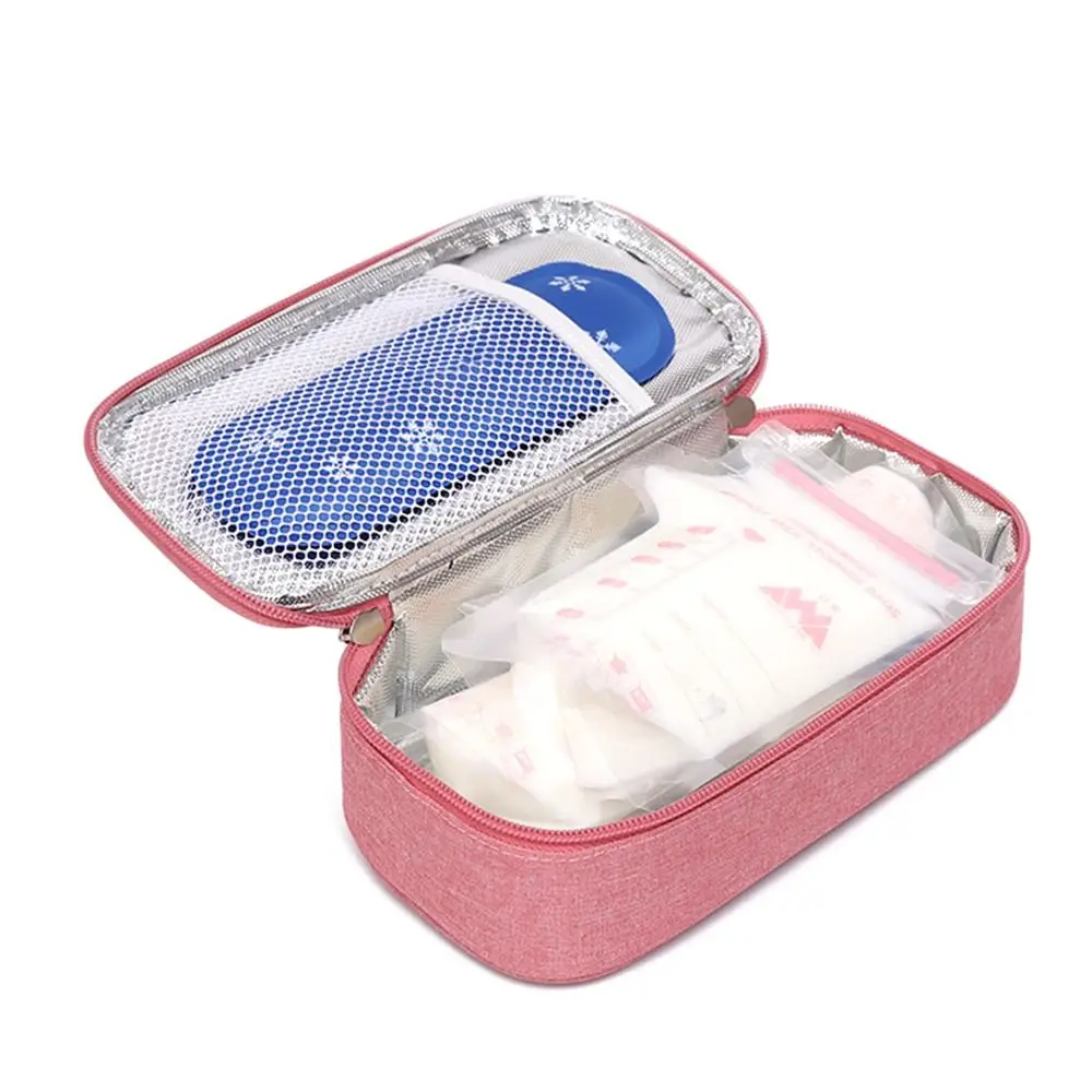 Thermal Insulated Insulin Cooling Bag Diabetic Pocket Pill Protector Medicla Cooler without Gel Oxford Waterproof Travel Case