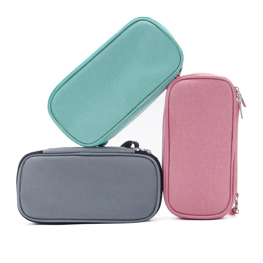 Thermal Insulated Insulin Cooling Bag Diabetic Pocket Pill Protector Medicla Cooler without Gel Oxford Waterproof Travel Case