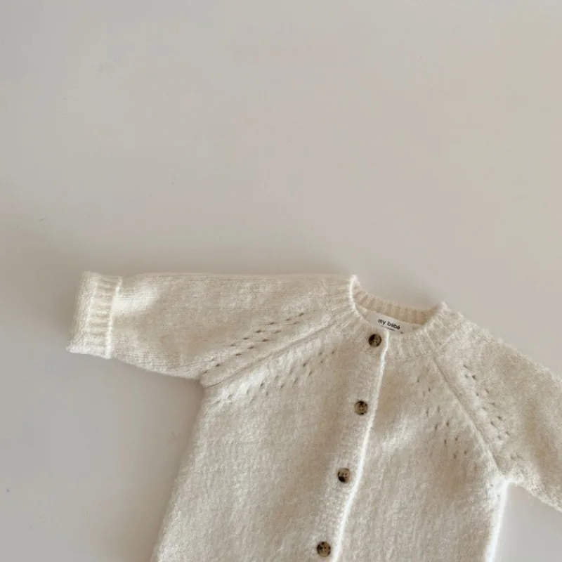 Autumn New Baby Boys Girls Coat Baby Sweater Toddler Knit Cardigans Newborn Knitwear Long-sleeve Cotton Baby Jacket Tops