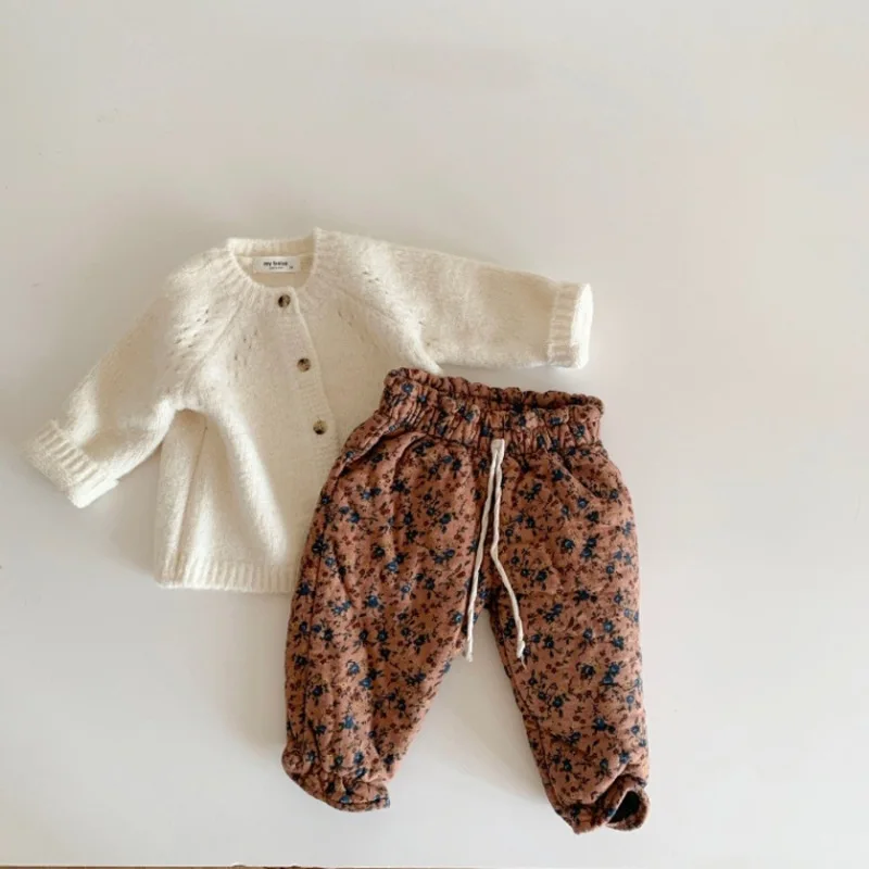 Autumn New Baby Boys Girls Coat Baby Sweater Toddler Knit Cardigans Newborn Knitwear Long-sleeve Cotton Baby Jacket Tops