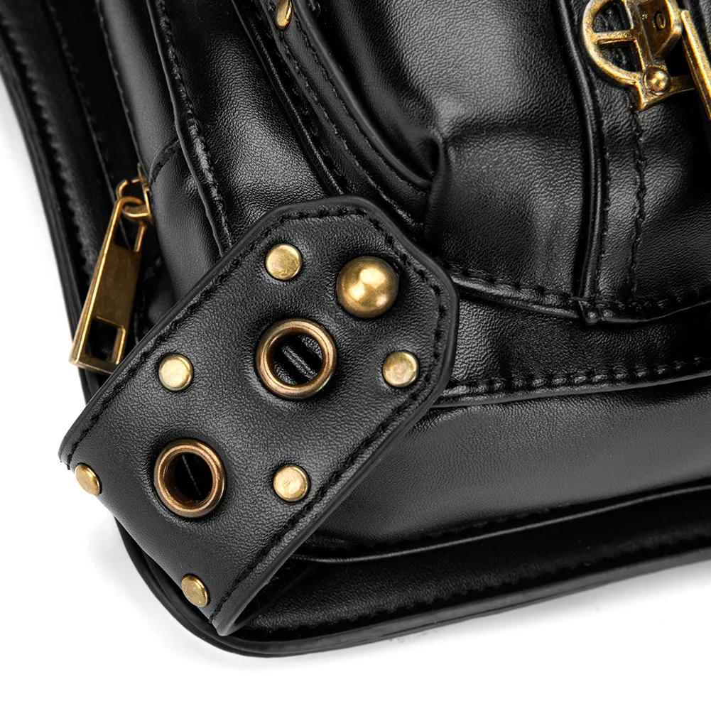 Steampunk Waist Leg Bags Women Men Victorian Style Holster Bag Motorcycle Thigh Hip Belt Packs Messenger Shoulder Bags