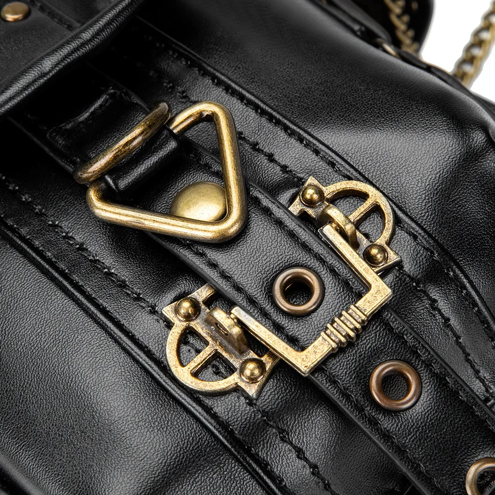 Steampunk Waist Leg Bags Women Men Victorian Style Holster Bag Motorcycle Thigh Hip Belt Packs Messenger Shoulder Bags
