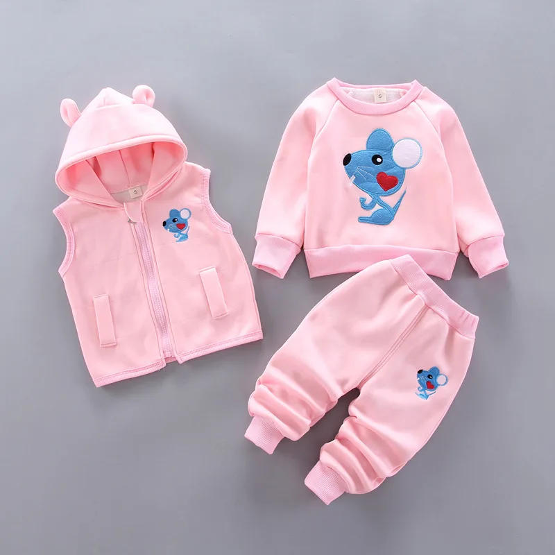 Boys Clothes Autumn Winter Warm Baby Girl Clothes Kids Sport Suit Outfits Newborn Clothes Infant Baby Christmas Clothing Sets