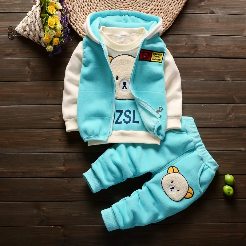 Boys Clothes Autumn Winter Warm Baby Girl Clothes Kids Sport Suit Outfits Newborn Clothes Infant Baby Christmas Clothing Sets