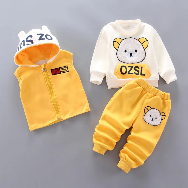 Boys Clothes Autumn Winter Warm Baby Girl Clothes Kids Sport Suit Outfits Newborn Clothes Infant Baby Christmas Clothing Sets