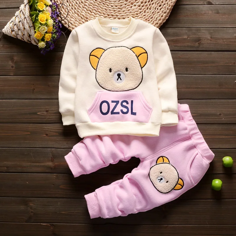 Boys Clothes Autumn Winter Warm Baby Girl Clothes Kids Sport Suit Outfits Newborn Clothes Infant Baby Christmas Clothing Sets