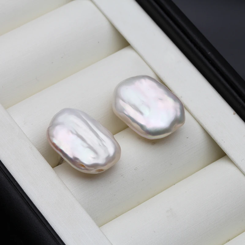 Real Freshwater Earrings For Women,Baroque Pearl Earrings Wedding Gift,925 Silver Pearl Stud Earrings Fine