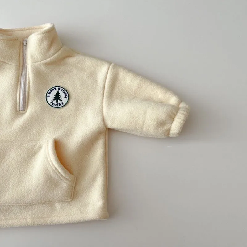 New Toddler Boys Clothes Set Outfit Children Warm Fleece Swearshirt Baby Girls Pullover Tops + Pants Suit 2pcs Kids Clothing Set