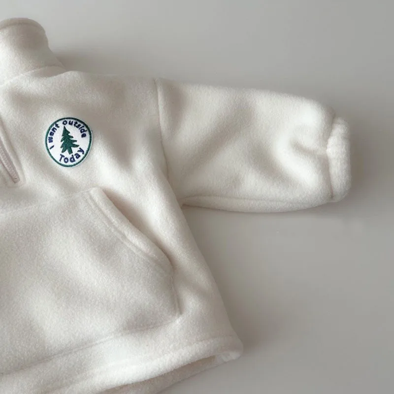 New Toddler Boys Clothes Set Outfit Children Warm Fleece Swearshirt Baby Girls Pullover Tops + Pants Suit 2pcs Kids Clothing Set