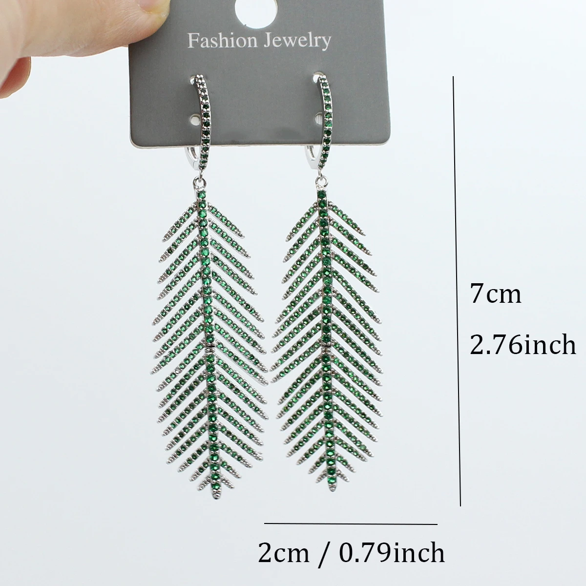 Luxury Women Earrings Long Tassel Party Bridal Wedding Jewelry Green Red Purple Zircon Small Water Drop Earrings for Women Gift